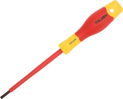 Produktbild von VDE-isolierter Schlitzschraubendreher 0,6 x 3,5 x 100 mm - Maxami