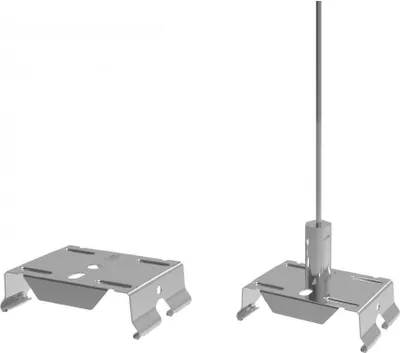 Produktbild von Aufhängeset für LED Linearstrahler Trunking - 2 Einheiten Silber