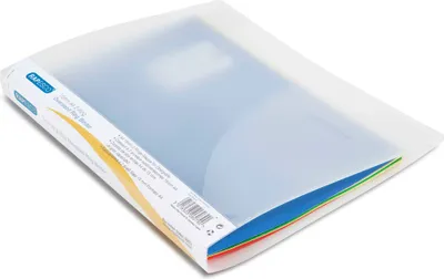 Produktbild von RAPESCO Ringbuch DIN A4 2-Ring-Mechanik Rückenbreite: 25 mm transparent