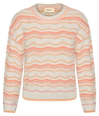 Produktbild von Cartoon Strickpullover Kurz 1831 Cream/Orang 42