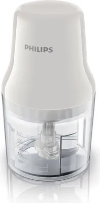 Produktbild von Philips Zerkleinerer Daily Collection, 0.7 L, 2 Klingen, 450W, weiß (HR1393/00)