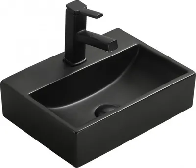 Produktbild von Mexen Mini Aufsatzwaschbecken 40 x 30 cm, Schwarz matt - 21094085