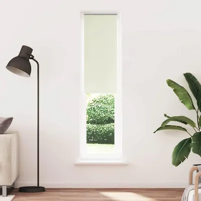 Zdjęcie produktu dla vidaXL Roleta zaciemniająca kremowo-biała 50x210cm szerokość tkaniny 45,7 cm