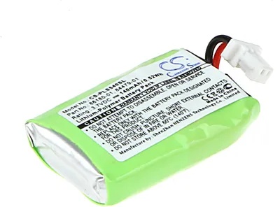 Zdjęcie produktu dla TECHTEK Bateria kompatybilny z [Plantronics] CS540, CS540A, Savi CS540, Savi CS540A zastępuje 84479-01, kompatybilny z 86180-01