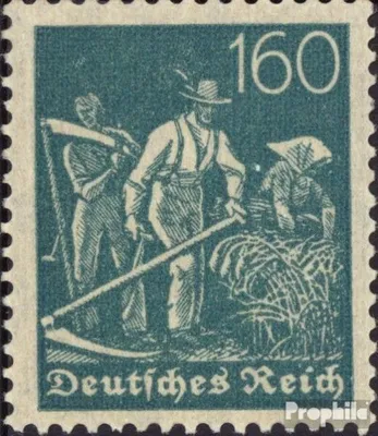 Produktbild von Briefmarken Deutsches Reich 1921 Mi 170 gestempelt Ziffernzeichnung