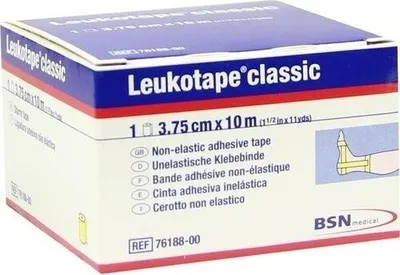 Obrázok produktu pre Leukotape Classic 3,75 cm x 10 m žltý neelastický obväz, 1 ks. Obväz
