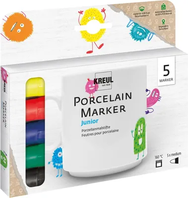 Produktbild von Hobby Line Porzellanmalstifte (5er Set)