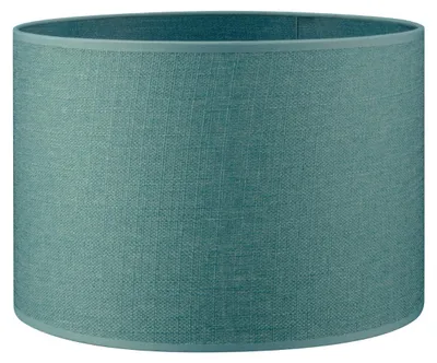 Produktbild von Home Sweet Home Lampenschirm Canvas türkis - B:30xT:30xH:20cm