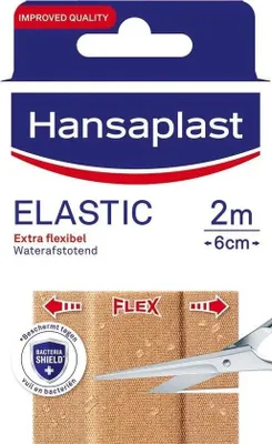 Productafbeelding van Hansaplast Elastic 2m x 6 cm (1 stuk)
