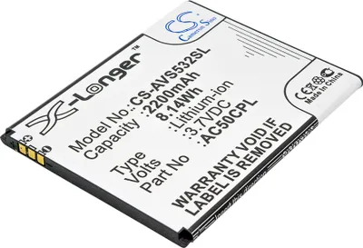 Produktbild von TECHTEK Akku Kompatibel mit [Archos] 50c Platinum Ersetzt AC50CPL, für BSE70H