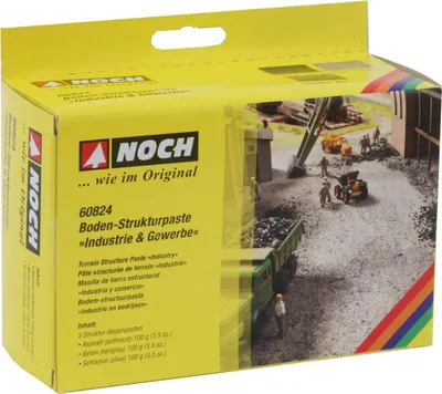 Produktbild von NOCH Strukturpaste-Set Industrie & Gewerbe für realistische Modellböden.