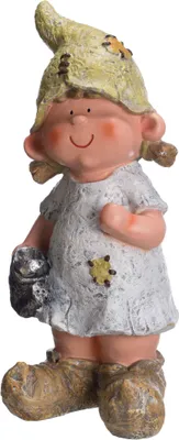 Produktbild von Riesige aufwendig gearbeitete Wichtel Figur Mädchen NF87119 Gartenfigur