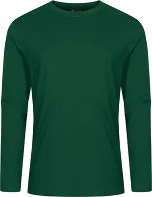 Produktbild von EXCD Langarmshirt Plus Size Herren, Waldgrün, XXXL