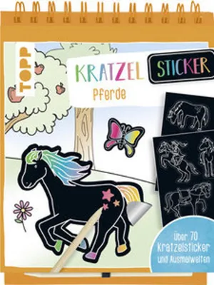 Obrázok produktu pre Kratzel-Stickerbuch Pferde