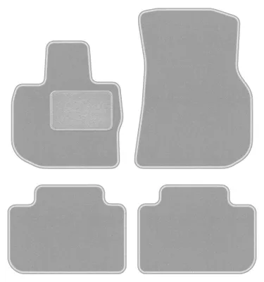 Immagine prodotto di Tappetini in moquette per BMW X3 G01 2017- (SUV) – set 4 pezzi, grigi, su misura – Wielganizator OSLO
