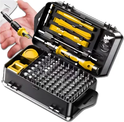 Produktbild von EDIBAZZAR | Präzisionsschraubendreher-Set mit 115 TORX-Bits für Elektronikanwendungen