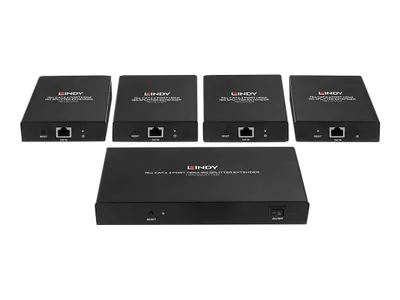 Image de Lindy 70m cat.6 4 ports HDMI 4K60 Splitter Extender