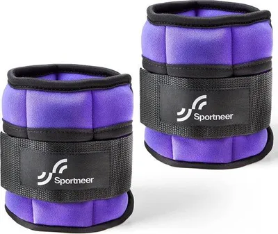 Immagine prodotto di Pesi regolabili per polsi da 1 a 4,6 kg (coppia) per il fitness