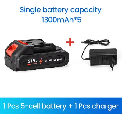 Produktbild von Lithium-Ionen-Akku für Elektrowerkzeuge - Ersatzakku - 13000 mAh - 1 x 5 Zellen - Wiederaufladbar - Kompatibel mit BL1860B, BL1860 und BL1850