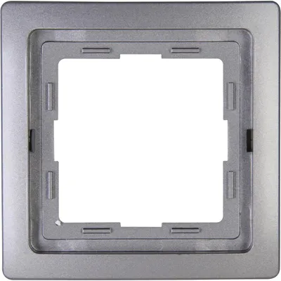 Produktbild von Kopp Abdeckrahmen 1-fach VENEDIG platin, 400143068