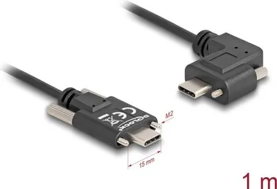 Obrázok produktu pre DeLOCK 80956, 1 m, USB C, USB C, USB 2.0, 0,48 Gbit/s, Čierna