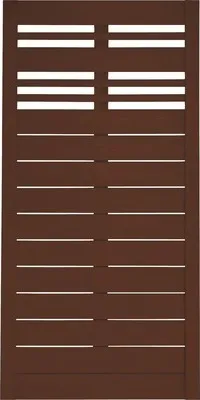 Produktbild von Zaun Teilelement Konsta Reddy 90 x 180 cm braun