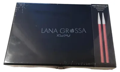 Produktbild von Lana Grossa Rundstricknadel Set Aluminium Rainbow mit Nadelspitzen 3,5 - 8,0 mm  