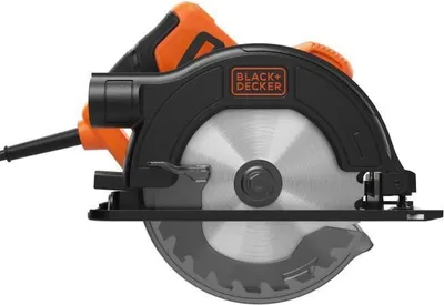 Image de Scie Circulaire BLACK+DECKER CS1200-QS, 1200W, Profondeur de coupe 37 mm, Lame 165 mm