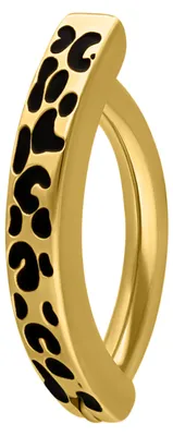 Produktbild von Wildcat Bauchnabelpiercing - Leopard Belly Arch Clicker aus Titan Grad 23, Körperstelle: Bauchnabel, Länge: 12,0mm, Gold