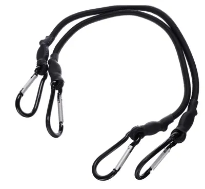 Obrázok produktu pre Gumové upínacie popruhy/gumicuky CARGO CORD CARABINER 50, 50cm, 2 ks