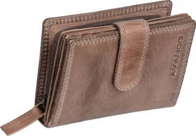 Produktbild von Leder Damenbörse m. Lasche Avannco taupe