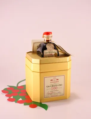 Produktbild von Condimento Balsamico 'Gran Riserva Oro 100' 50 ml. - Acetaia Leonardi