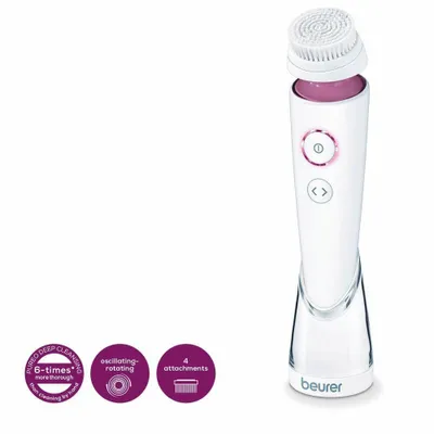 Zdjęcie produktu dla Urządzenie do twarzy, Beurer FC 95 Pureo Deep Cleansing, szczoteczka do twarzy, obrót oscylacyjny, 2 ustawienia obrotu, 3 prędkości, 1 nasadka, wodoodporny