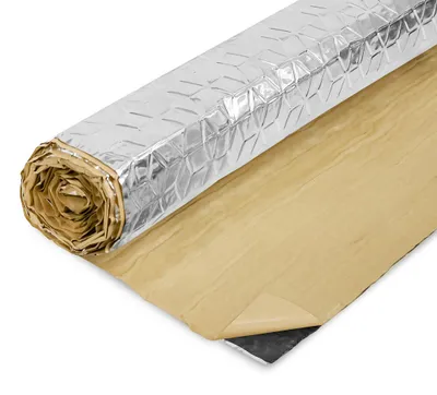 Produktbild von Vigevee 50x200cm Dämmmatte Auto   1m² Alubutyl Dämmung Anti Dröhn Matte Selbstklebend Bitumen-Ersatz Dämmschaummatte