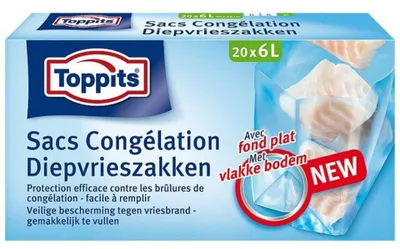 Image de Toppits Sacs de congélation 6L 20 pièces