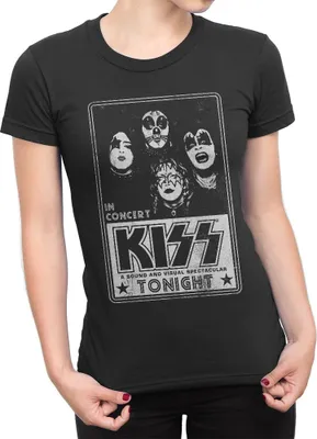 Zdjęcie produktu dla Kiss - Plakat koncertowy Dziewczęcy T-SHIRT