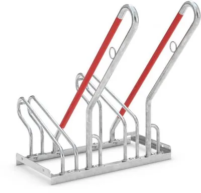 Produktbild von Fahrradständer mit Anlehnbügel 2502 | 2 Räder einseitig | RA 350mm
