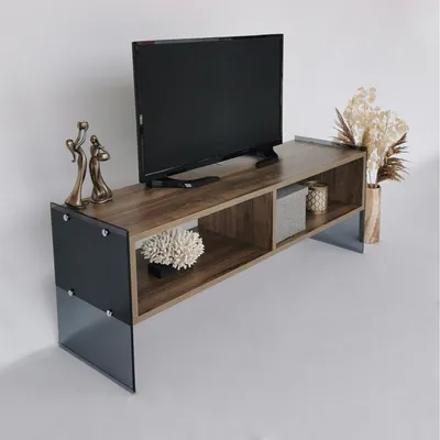Produktbild von Skye Decor, TV405, Fernsehtisch, Nussbaum, 100 % MELAMINBESCHICHTETE SPANPLATTEN, 120 x 35 x 45 cm
