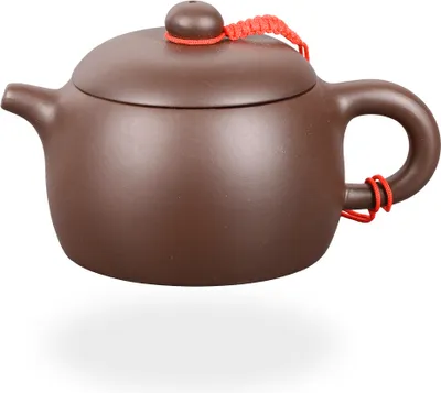 Produktbild von tea4chill chinesische Teekanne aus Ton 200ml, handgefertigt, dunkel