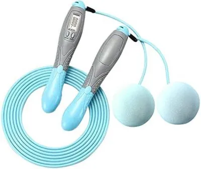Produktbild von Famanu Springseil mit Zähler - Blau