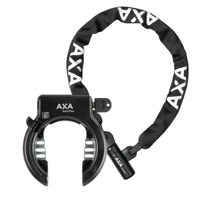 Image de Kit antivol arrière AXA SOLID PLUS, LINQ CITY 100 chaîne 100cm/7mm avec cadenas