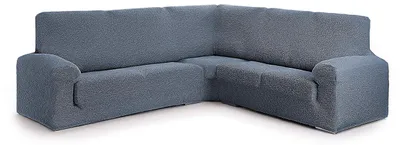 Sofa-Bezug, Blau, 450 cm, elastisch, waschbar