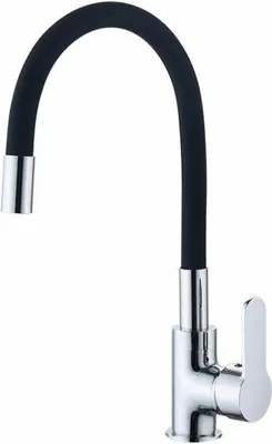 Produktbild von APT Küchenarmatur schwarz mit flexiblem Auslass
