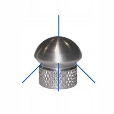 Immagine prodotto di Ugello per la pulizia delle tubazioni 1/8" F 3+1 050 INOX 350 bar