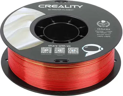Produktbild von CR-Silk PLA Filament Gold/Rot, 3D-Filament (1 kg, 1,75 mm, auf Rolle)