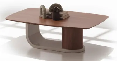 Produktbild von Designer Couchtisch Massivholz-Optik Modern Minimalistisch Elegant