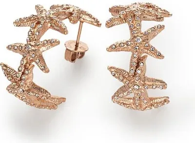 Produktbild von Paul Hewitt Sea Star Creole Ohrringe Rose Gold Ohrringe