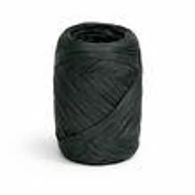 Produktbild von Papierband Raffiabast 20m Rolle Schwarz