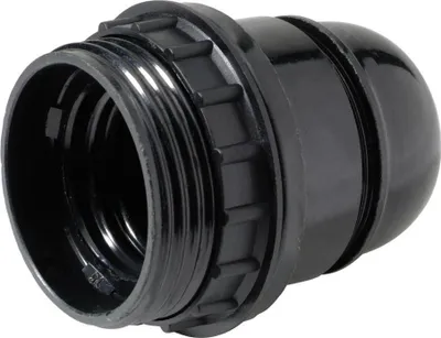 Image de Douille E27 + Bague Noire Douille E27 + Bague Noire - Prolight