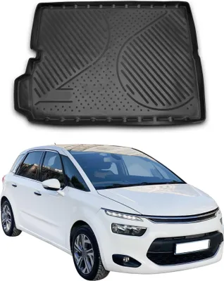 Image de Tapis de coffre pour Citroen C4 Grand Picasso 2013-2024 Caoutchouc TPE